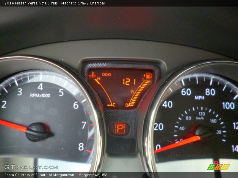 Magnetic Gray / Charcoal 2014 Nissan Versa Note S Plus