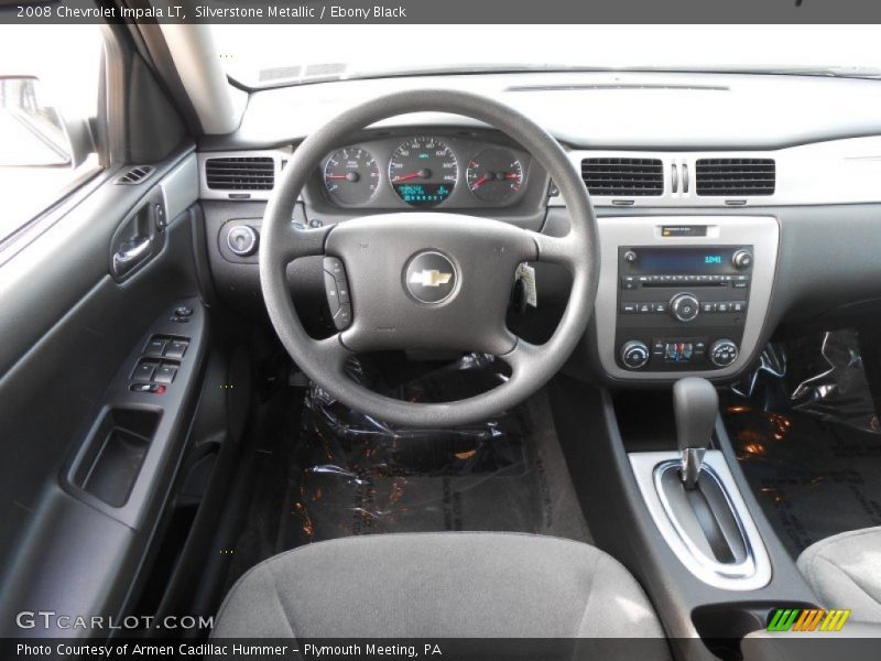 Silverstone Metallic / Ebony Black 2008 Chevrolet Impala LT