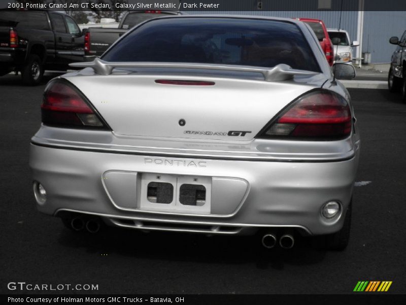 Galaxy Silver Metallic / Dark Pewter 2001 Pontiac Grand Am GT Sedan