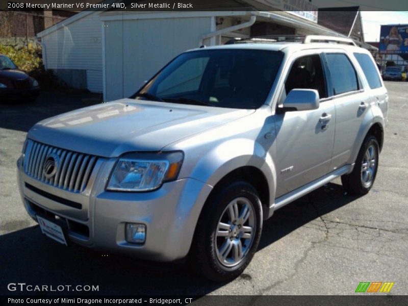 Silver Metallic / Black 2008 Mercury Mariner V6 Premier 4WD