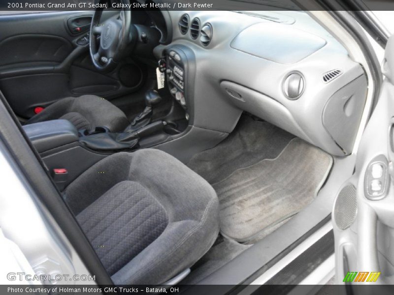 Galaxy Silver Metallic / Dark Pewter 2001 Pontiac Grand Am GT Sedan