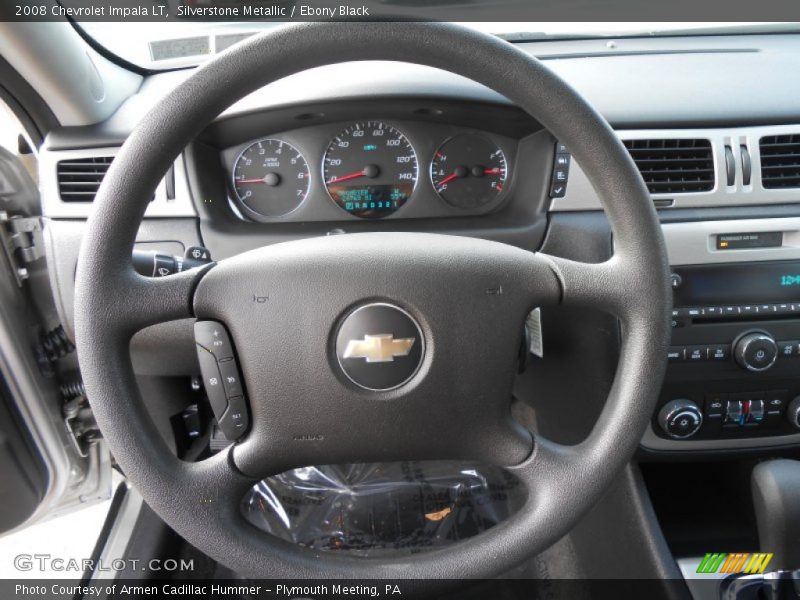 Silverstone Metallic / Ebony Black 2008 Chevrolet Impala LT