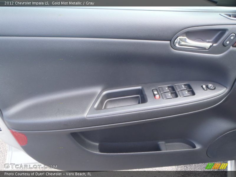 Gold Mist Metallic / Gray 2012 Chevrolet Impala LS
