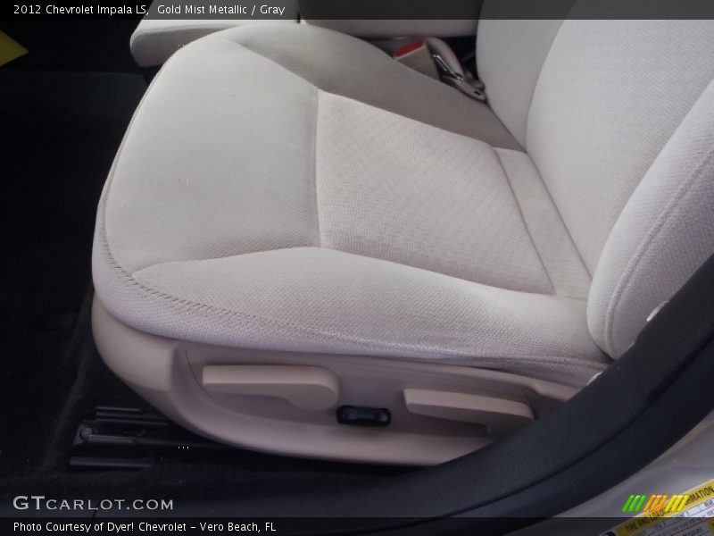 Gold Mist Metallic / Gray 2012 Chevrolet Impala LS