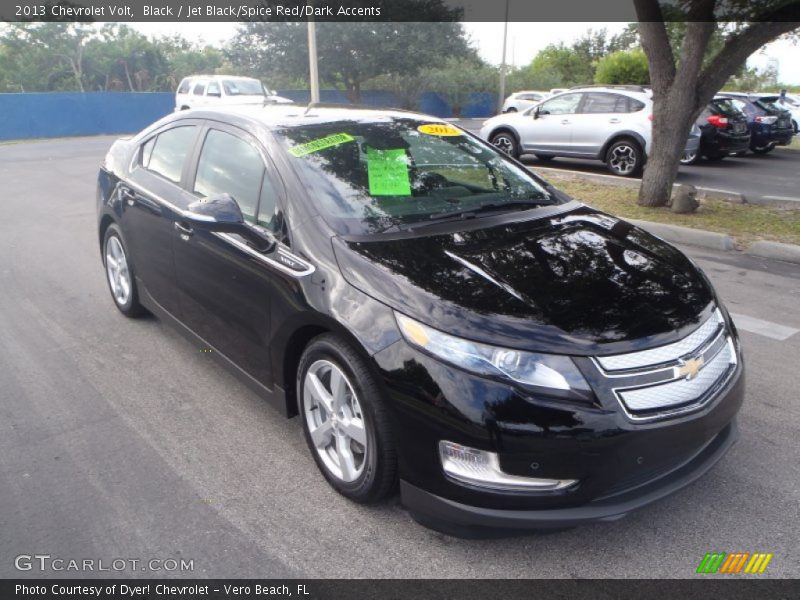 Black / Jet Black/Spice Red/Dark Accents 2013 Chevrolet Volt