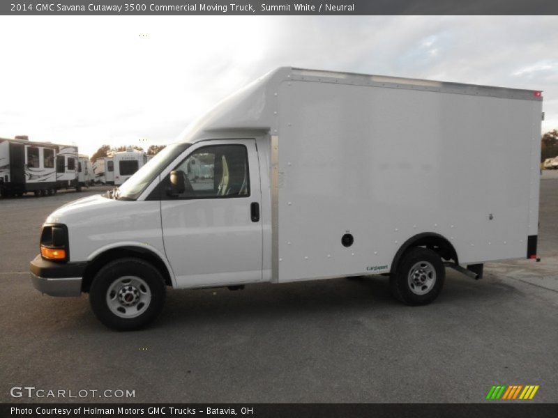  2014 Savana Cutaway 3500 Commercial Moving Truck Summit White
