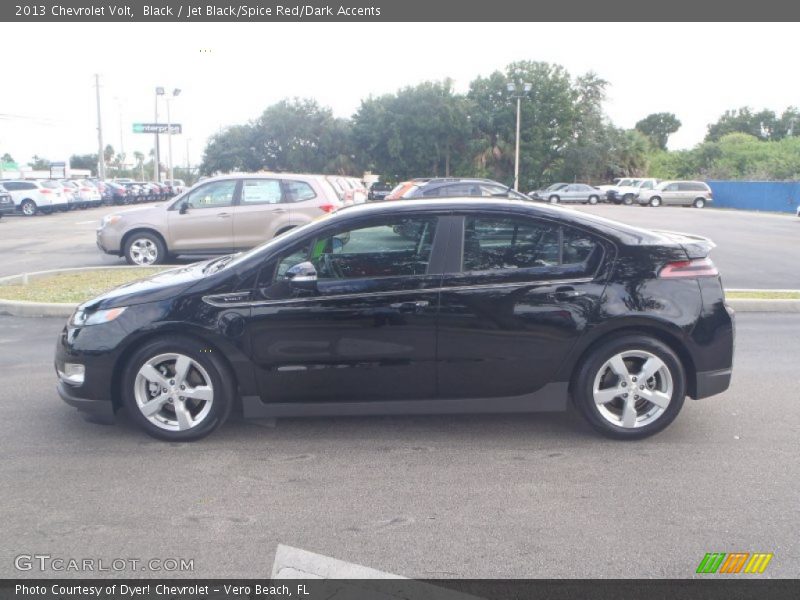 Black / Jet Black/Spice Red/Dark Accents 2013 Chevrolet Volt