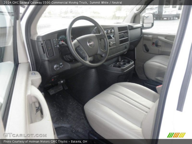  2014 Savana Cutaway 3500 Commercial Moving Truck Neutral Interior