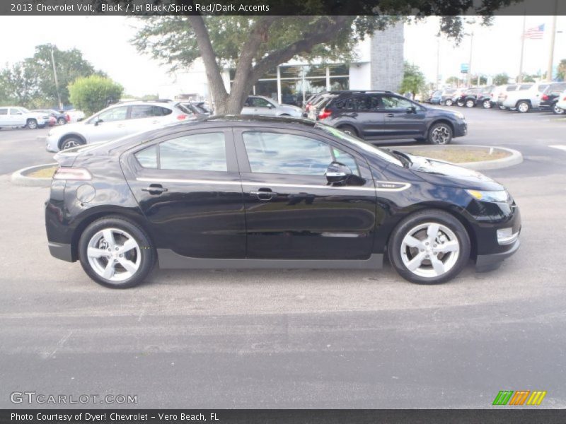 Black / Jet Black/Spice Red/Dark Accents 2013 Chevrolet Volt
