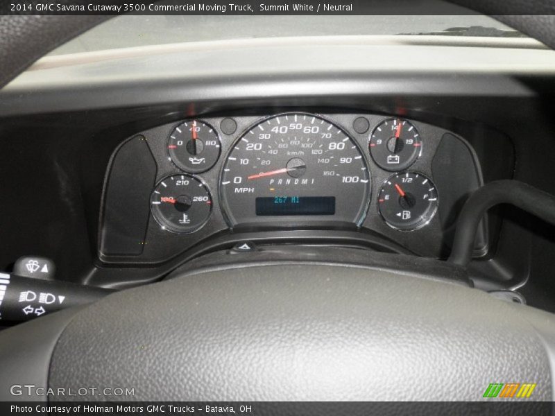  2014 Savana Cutaway 3500 Commercial Moving Truck 3500 Commercial Moving Truck Gauges