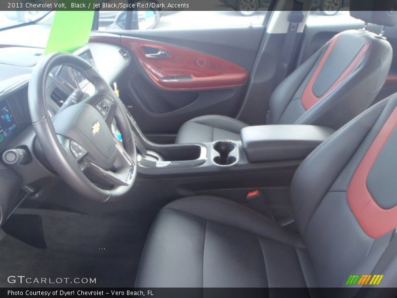 Black / Jet Black/Spice Red/Dark Accents 2013 Chevrolet Volt
