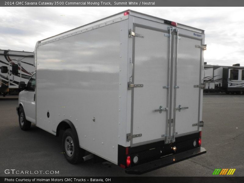 Summit White / Neutral 2014 GMC Savana Cutaway 3500 Commercial Moving Truck