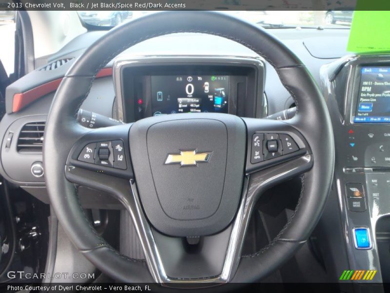 Black / Jet Black/Spice Red/Dark Accents 2013 Chevrolet Volt