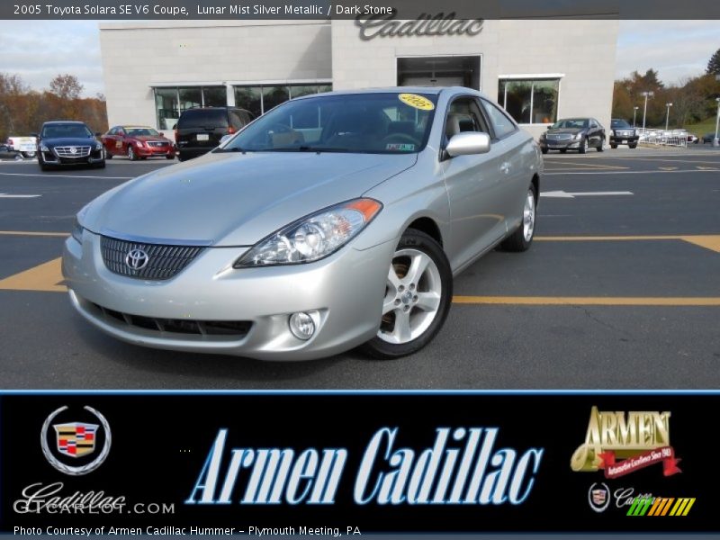 Lunar Mist Silver Metallic / Dark Stone 2005 Toyota Solara SE V6 Coupe