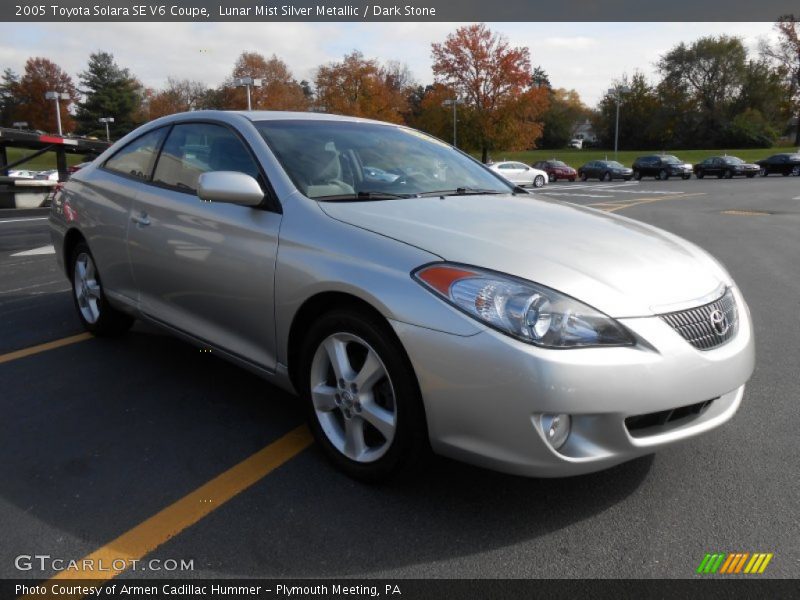 Lunar Mist Silver Metallic / Dark Stone 2005 Toyota Solara SE V6 Coupe