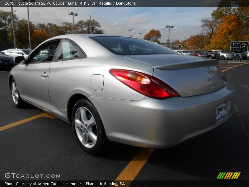 Lunar Mist Silver Metallic / Dark Stone 2005 Toyota Solara SE V6 Coupe
