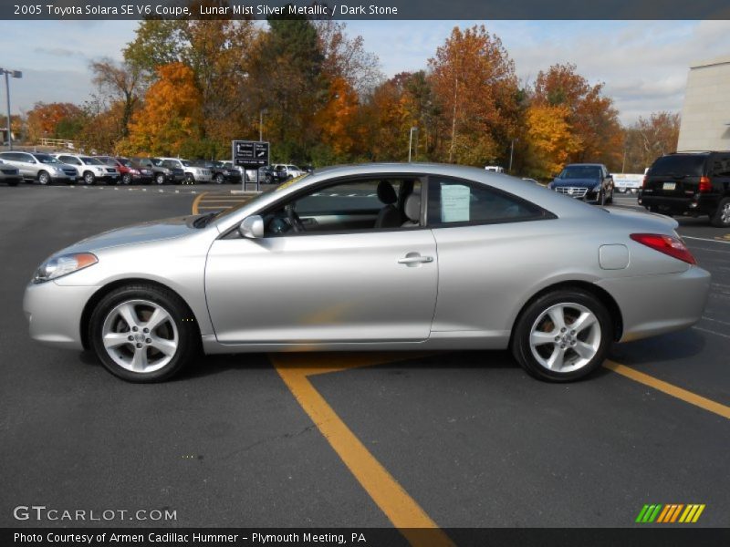 Lunar Mist Silver Metallic / Dark Stone 2005 Toyota Solara SE V6 Coupe