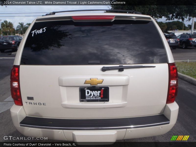 White Diamond Tricoat / Light Cashmere/Dark Cashmere 2014 Chevrolet Tahoe LTZ