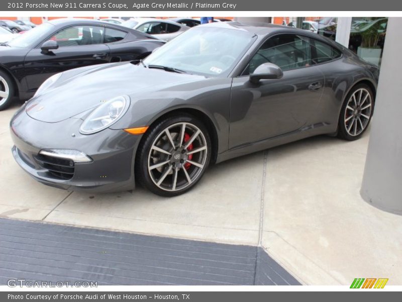 Agate Grey Metallic / Platinum Grey 2012 Porsche New 911 Carrera S Coupe