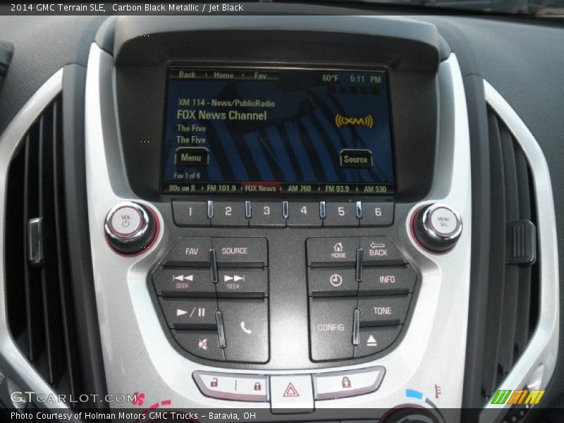 Carbon Black Metallic / Jet Black 2014 GMC Terrain SLE