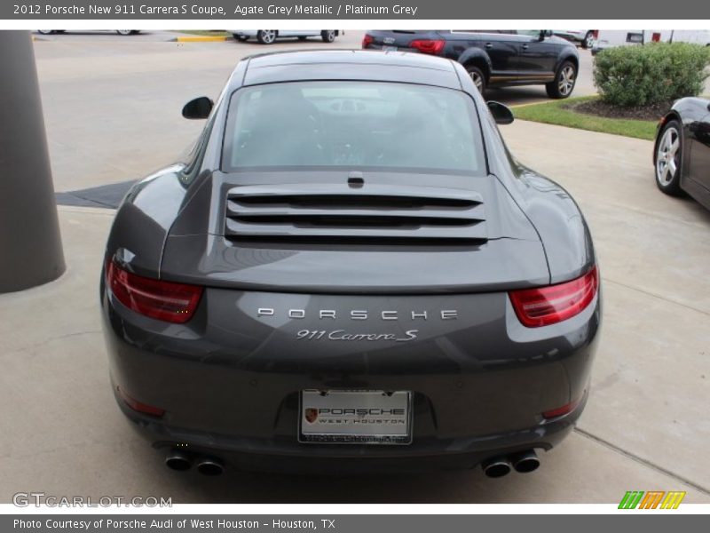 Agate Grey Metallic / Platinum Grey 2012 Porsche New 911 Carrera S Coupe