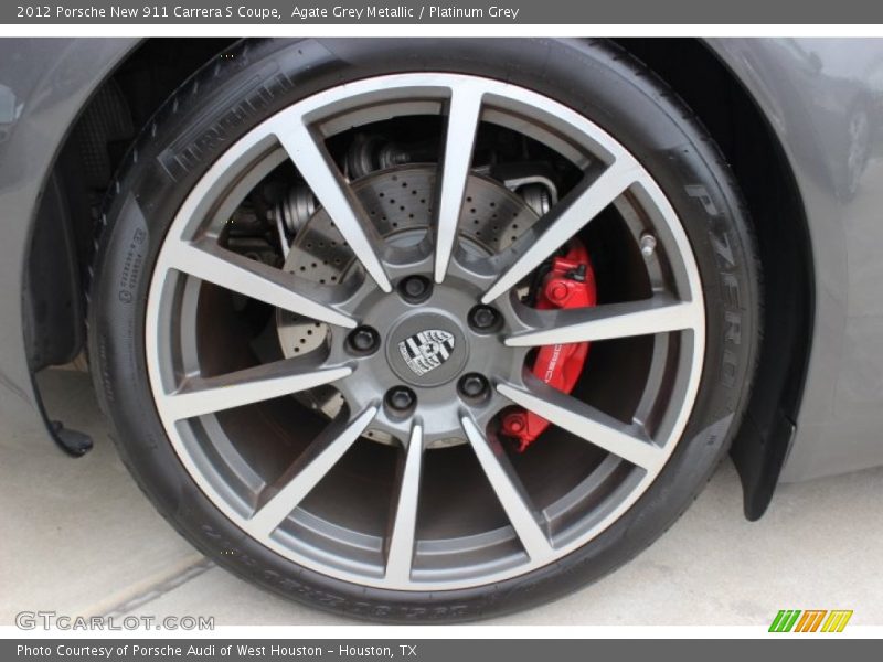  2012 New 911 Carrera S Coupe Wheel