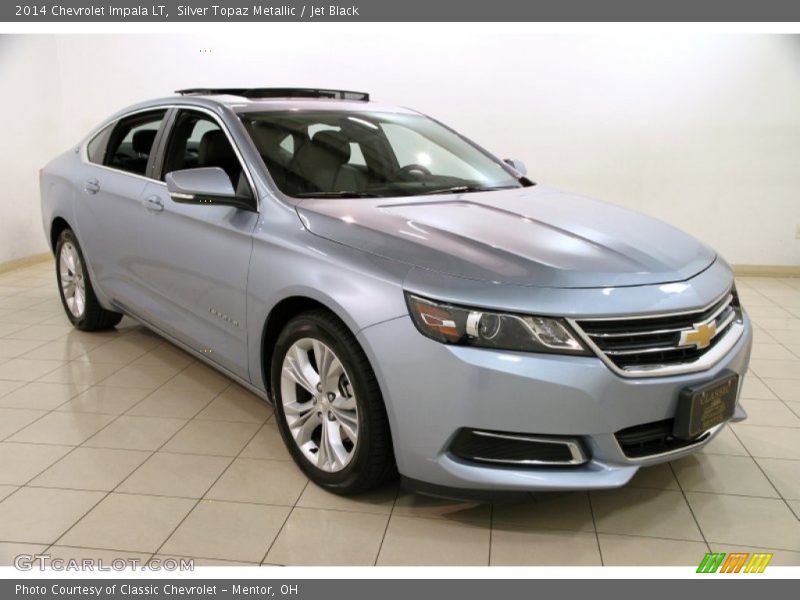 Silver Topaz Metallic / Jet Black 2014 Chevrolet Impala LT