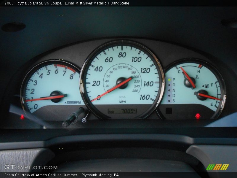 Lunar Mist Silver Metallic / Dark Stone 2005 Toyota Solara SE V6 Coupe