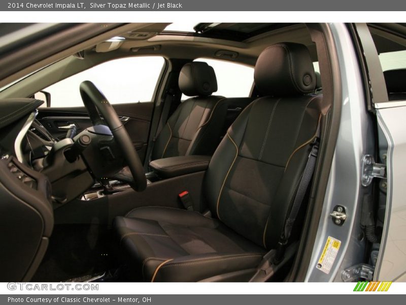 Silver Topaz Metallic / Jet Black 2014 Chevrolet Impala LT