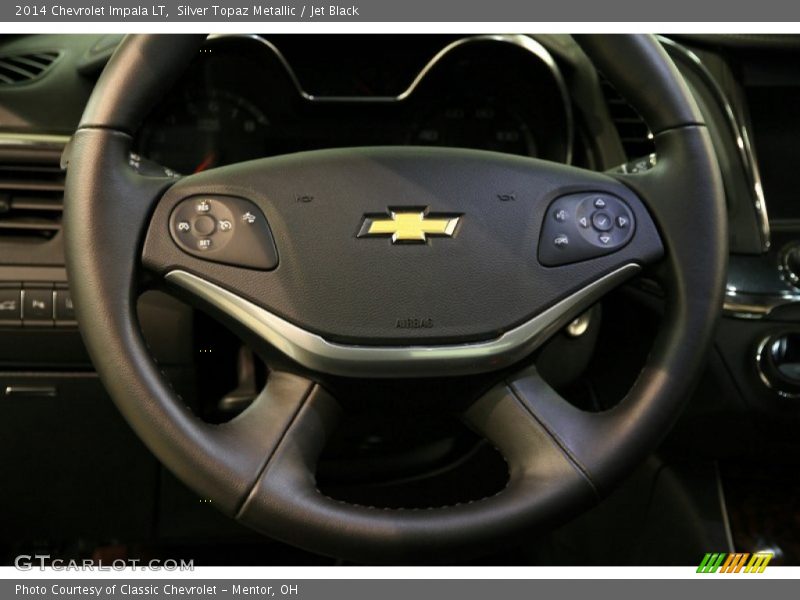 Silver Topaz Metallic / Jet Black 2014 Chevrolet Impala LT