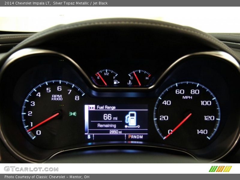 Silver Topaz Metallic / Jet Black 2014 Chevrolet Impala LT