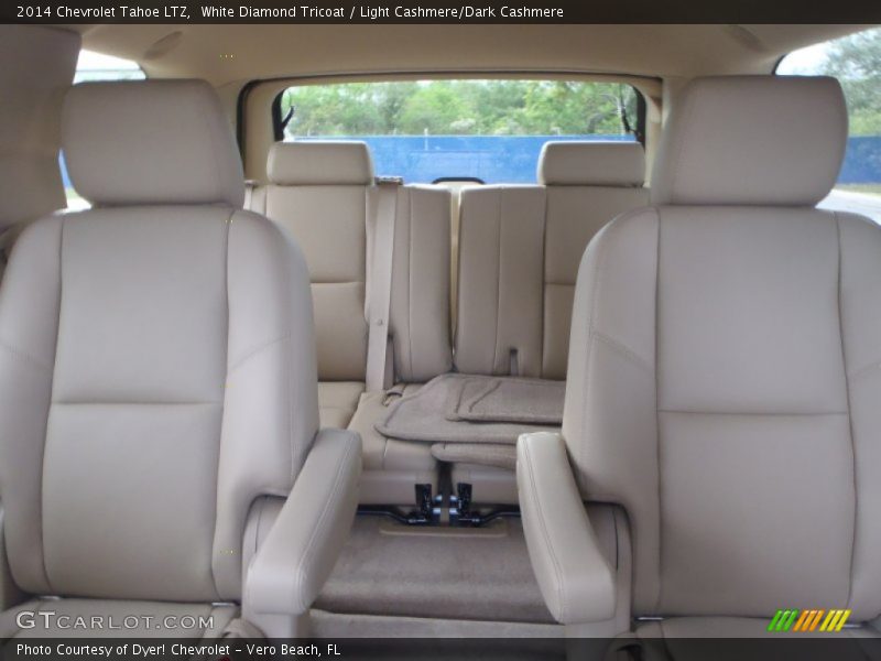 White Diamond Tricoat / Light Cashmere/Dark Cashmere 2014 Chevrolet Tahoe LTZ
