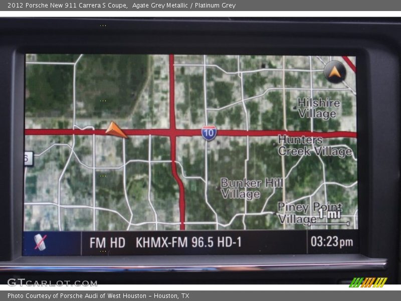 Navigation of 2012 New 911 Carrera S Coupe