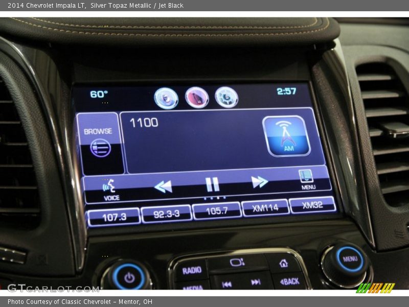 Silver Topaz Metallic / Jet Black 2014 Chevrolet Impala LT