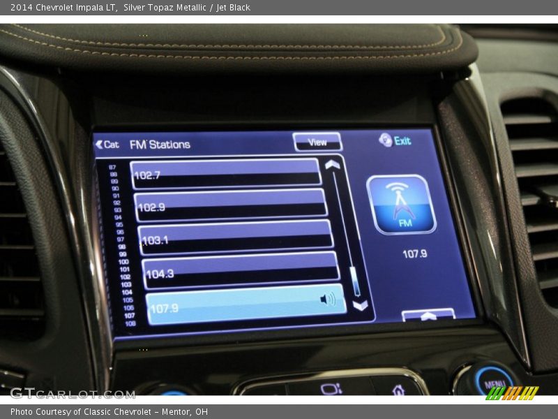 Silver Topaz Metallic / Jet Black 2014 Chevrolet Impala LT