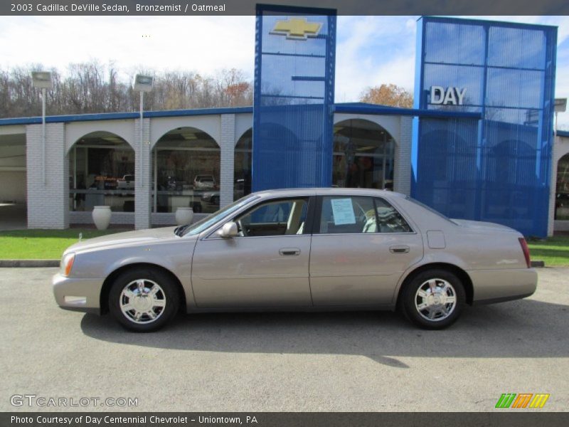 Bronzemist / Oatmeal 2003 Cadillac DeVille Sedan