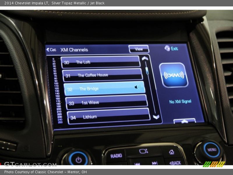 Silver Topaz Metallic / Jet Black 2014 Chevrolet Impala LT