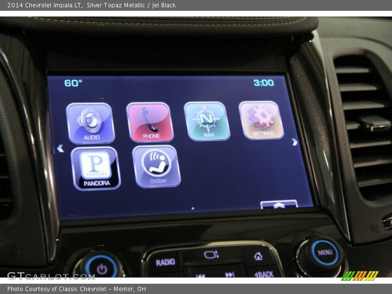 Silver Topaz Metallic / Jet Black 2014 Chevrolet Impala LT