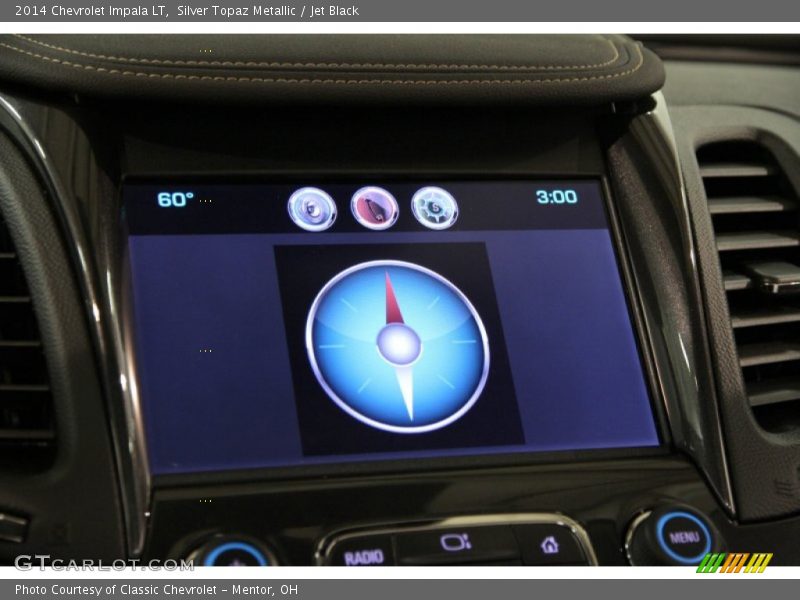 Silver Topaz Metallic / Jet Black 2014 Chevrolet Impala LT