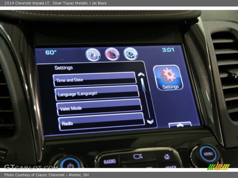 Silver Topaz Metallic / Jet Black 2014 Chevrolet Impala LT