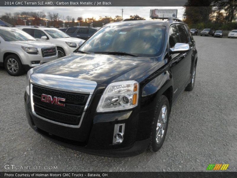 Carbon Black Metallic / Jet Black 2014 GMC Terrain SLE AWD
