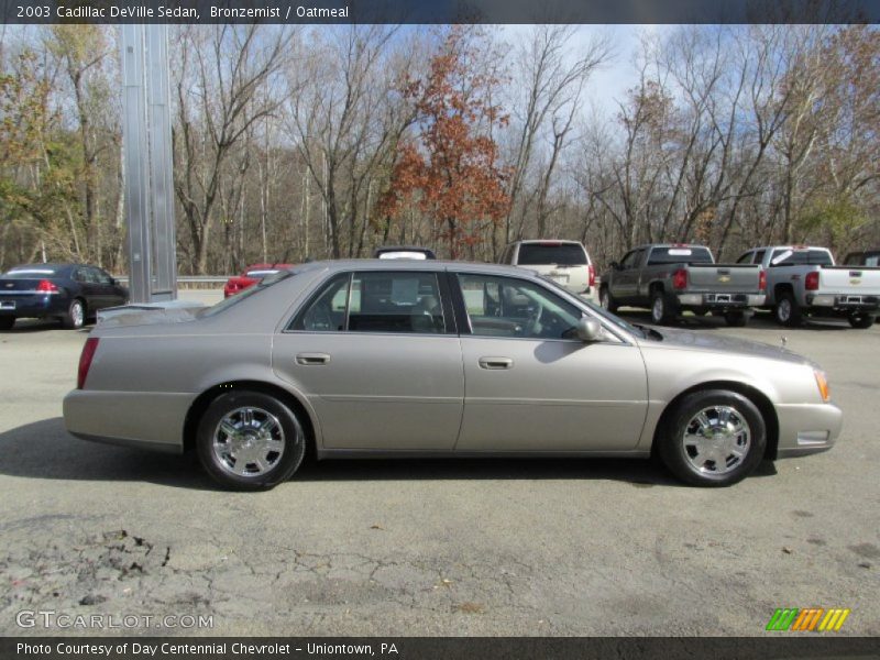 Bronzemist / Oatmeal 2003 Cadillac DeVille Sedan