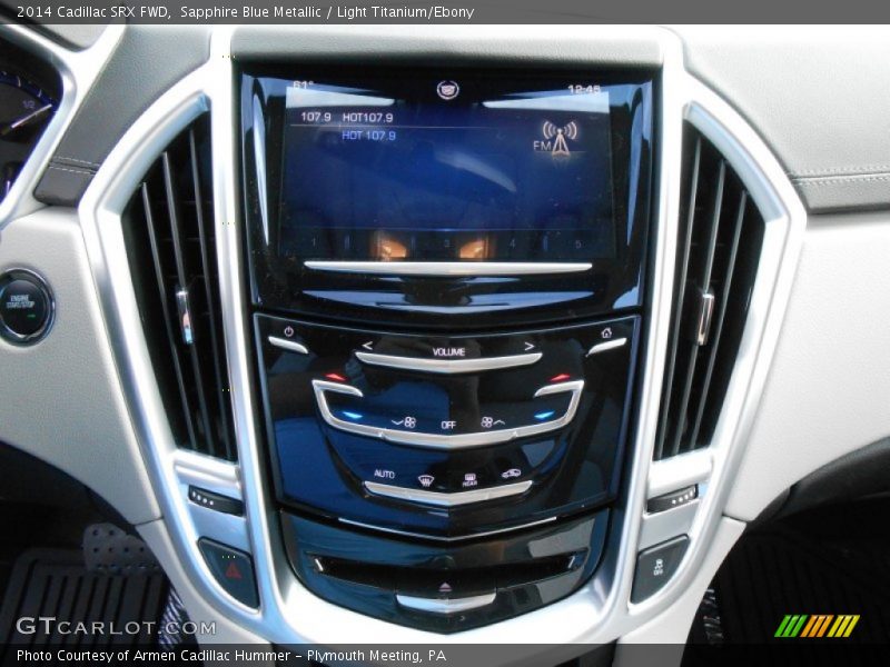 Sapphire Blue Metallic / Light Titanium/Ebony 2014 Cadillac SRX FWD