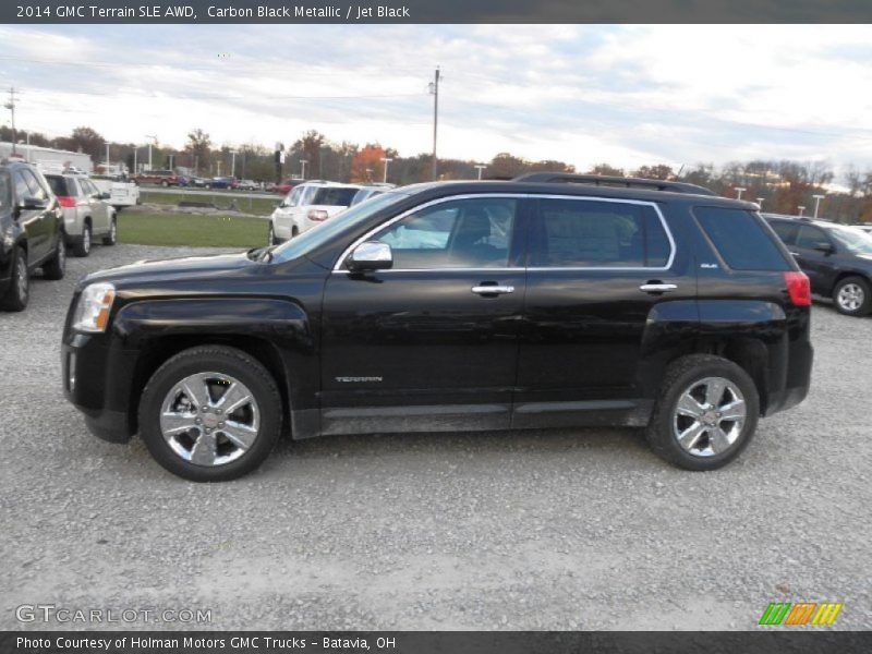 Carbon Black Metallic / Jet Black 2014 GMC Terrain SLE AWD