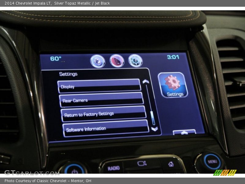 Silver Topaz Metallic / Jet Black 2014 Chevrolet Impala LT