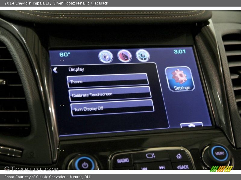 Silver Topaz Metallic / Jet Black 2014 Chevrolet Impala LT