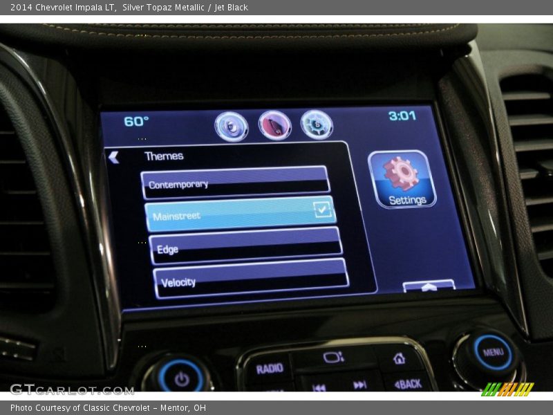 Silver Topaz Metallic / Jet Black 2014 Chevrolet Impala LT