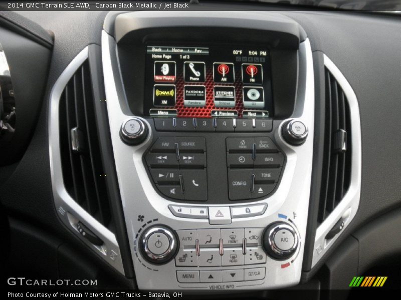 Carbon Black Metallic / Jet Black 2014 GMC Terrain SLE AWD