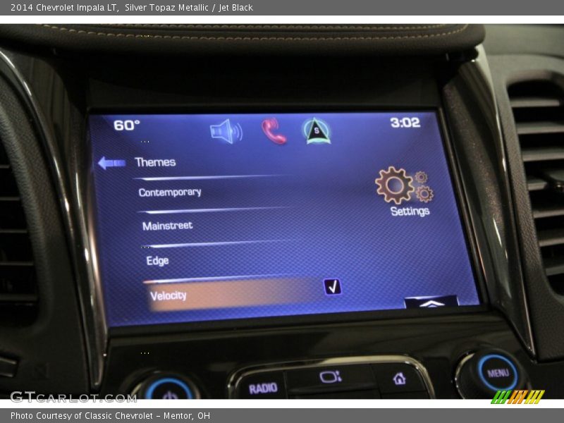 Silver Topaz Metallic / Jet Black 2014 Chevrolet Impala LT