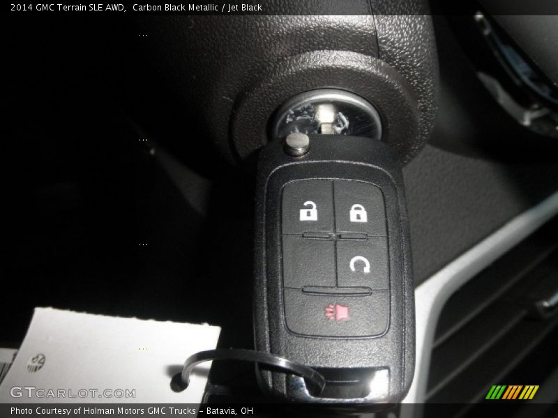 Carbon Black Metallic / Jet Black 2014 GMC Terrain SLE AWD